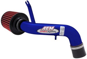 Acura Integra Performance Air Intake - AEM Induction - Short Ram - Blue - `94-`01